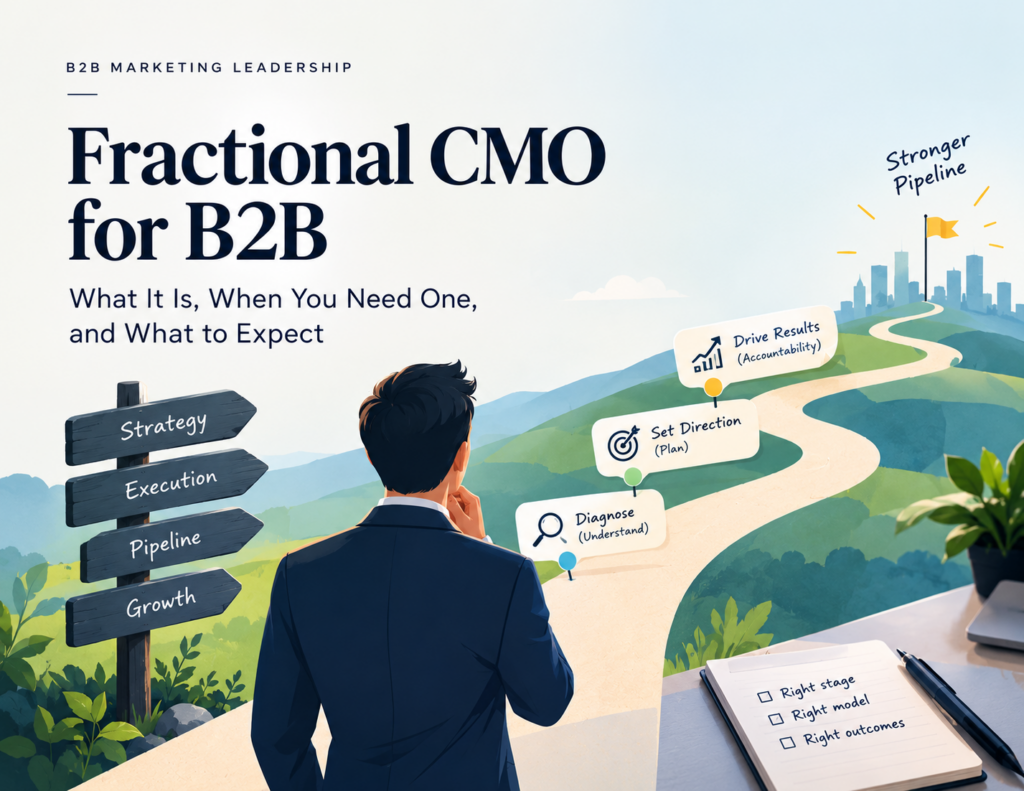 Fractional CMO for B2B: The Distinction That Matters