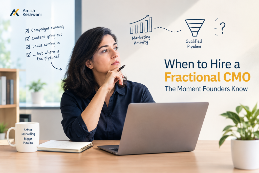 The Moment a Founder Realizes They Need a Fractional CMO Is Always the Same Moment